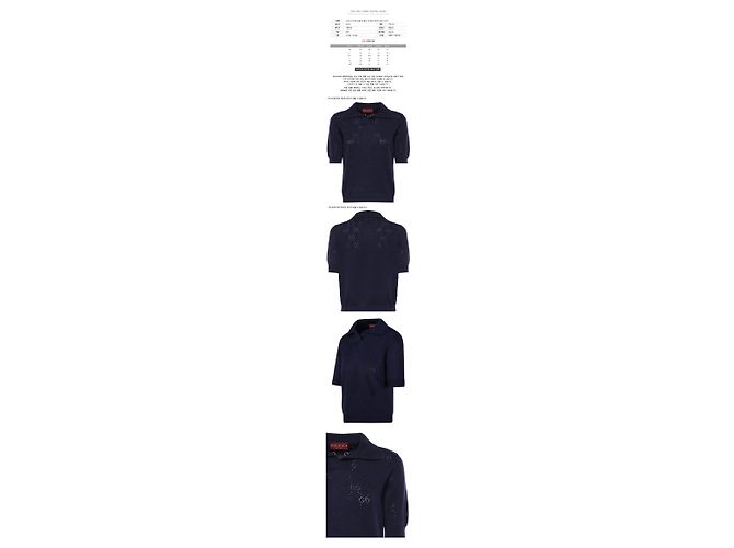 Gucci Polo de punto de manga corta Azul - vista 2