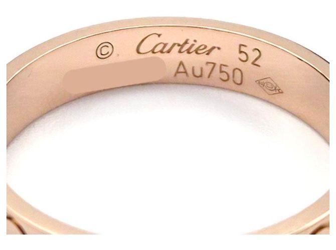 Anello Cartier Love Oro Rosa - vista 6