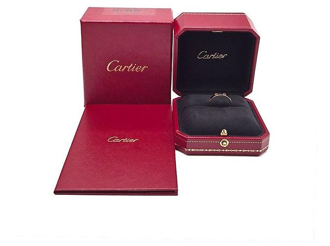 Anello Cartier Love Oro Rosa - vista 7