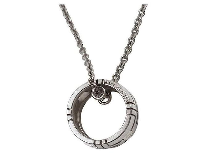 Bulgari Collana Anello Parentesi Bianco - vista 4