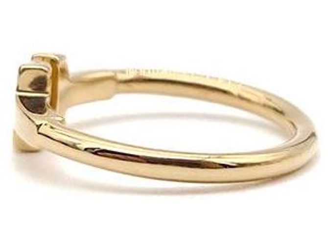 Anello Tiffany & Co T Wire in oro giallo - vista 2