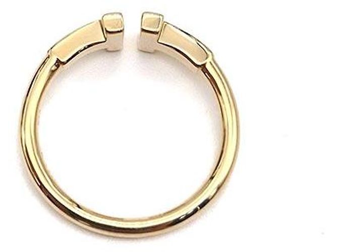 Anello Tiffany & Co T Wire in oro giallo - vista 4