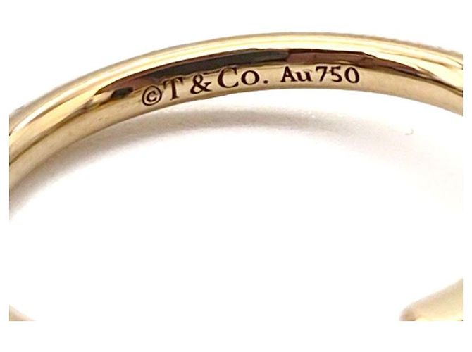 Anello Tiffany & Co T Wire in oro giallo - vista 6