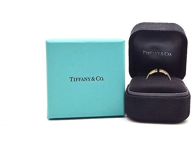 Anello Tiffany & Co T Wire in oro giallo - vista 7