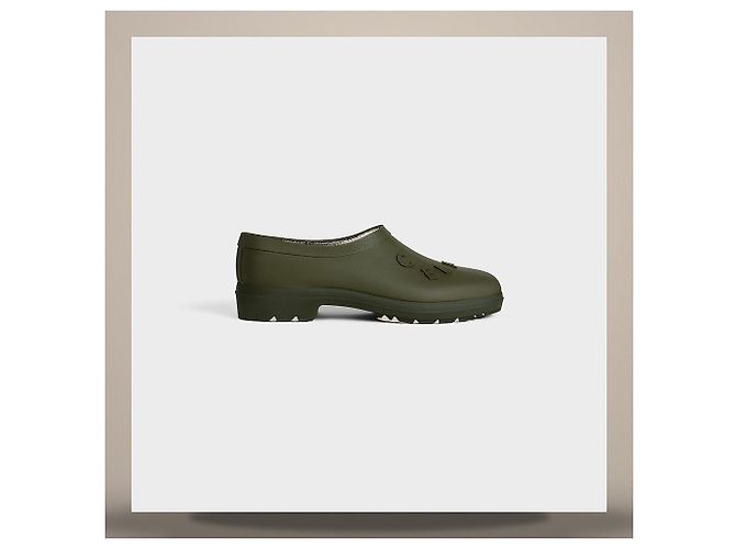 Céline Garden Clog Natural Rubber Light Khaki - view 2