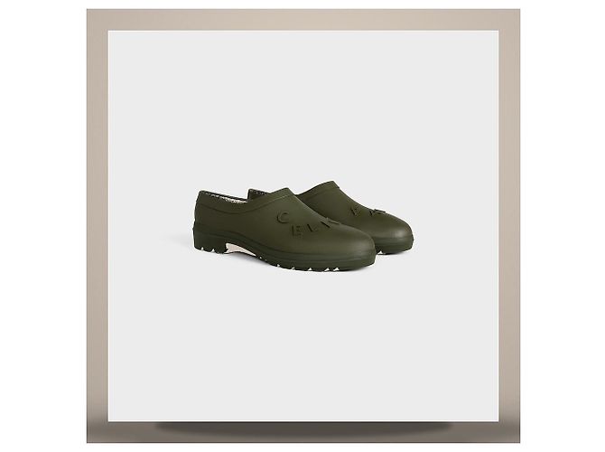 Céline Garden Clog Natural Rubber Light Khaki - view 3
