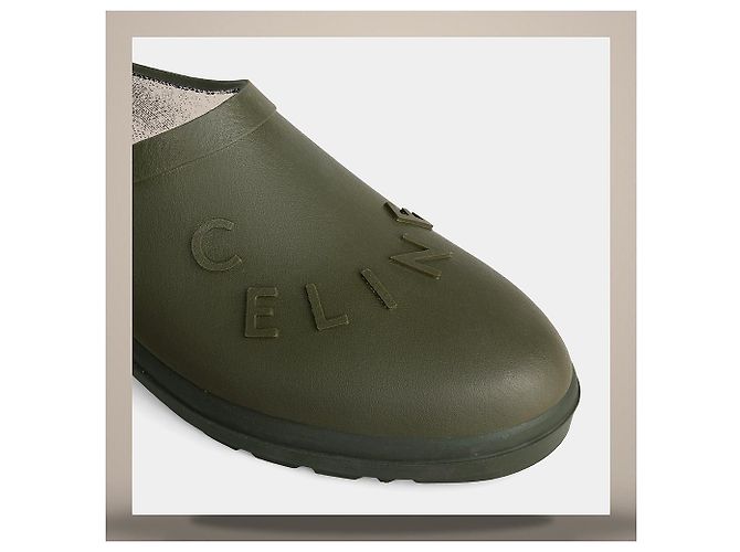 Céline Garden Clog Natural Rubber Light Khaki - view 5