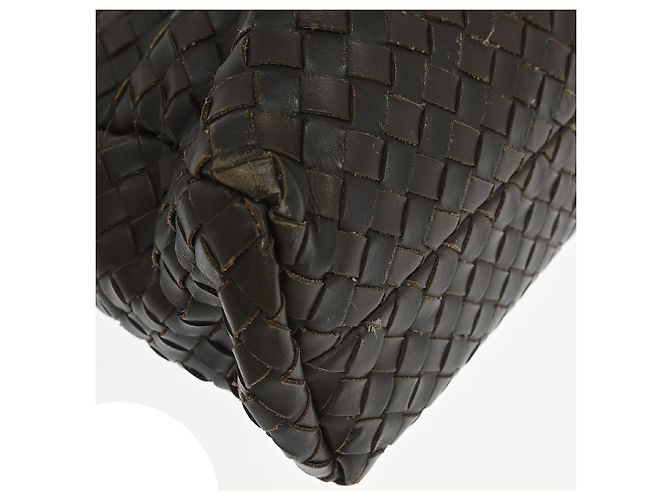 Bottega Veneta Envelope Intrecciato Nappa Large Marrone - vista 7