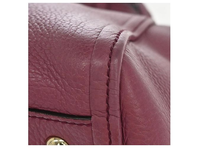 Gucci Soho Convertible Top Handle Leather Small Porpora - vista 6