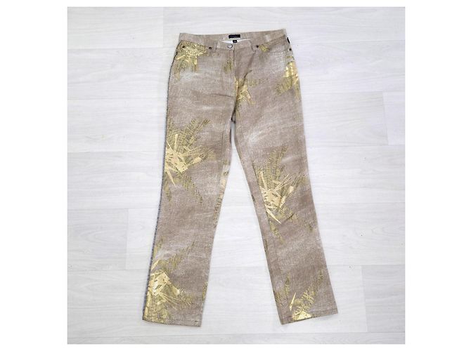 Christian Lacroix fato de calças cor ouro Dourado - vista 10