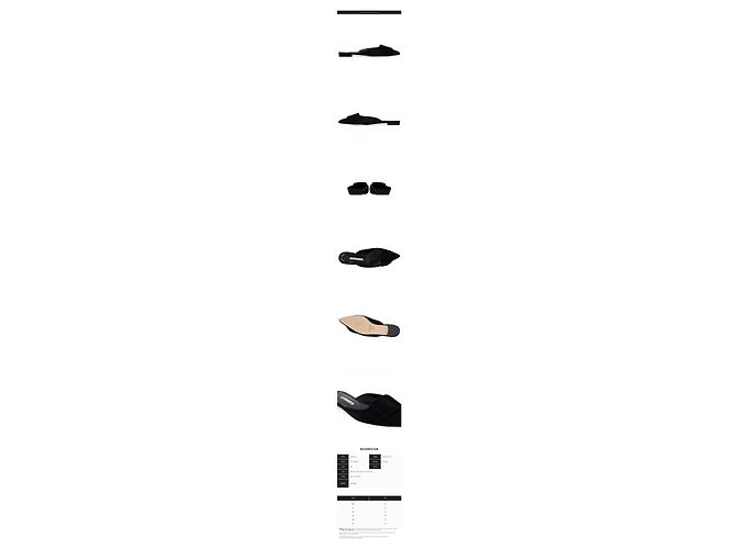 Manolo Blahnik Mules basse in camoscio nero - vista 2