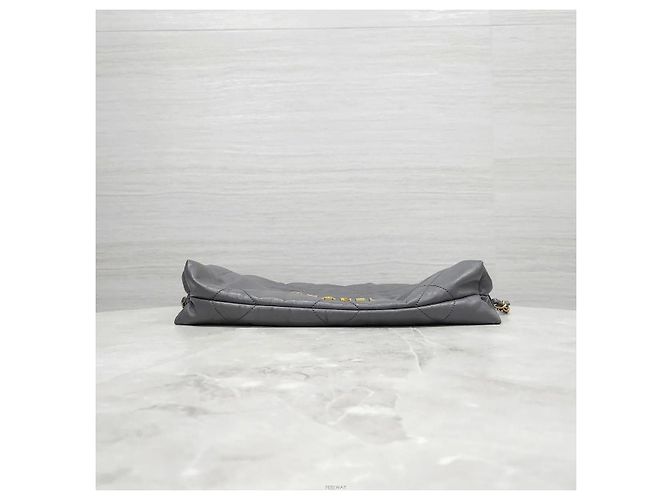 Chanel Zaino Medium in vitello grigio scuro Marrone - vista 8