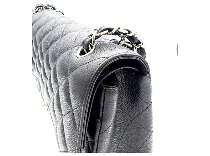 Chanel Classic Large Caviar Black Nero - vista 12