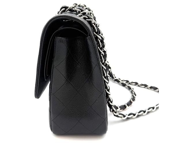 Chanel Classic Large Caviar Black Nero - vista 7