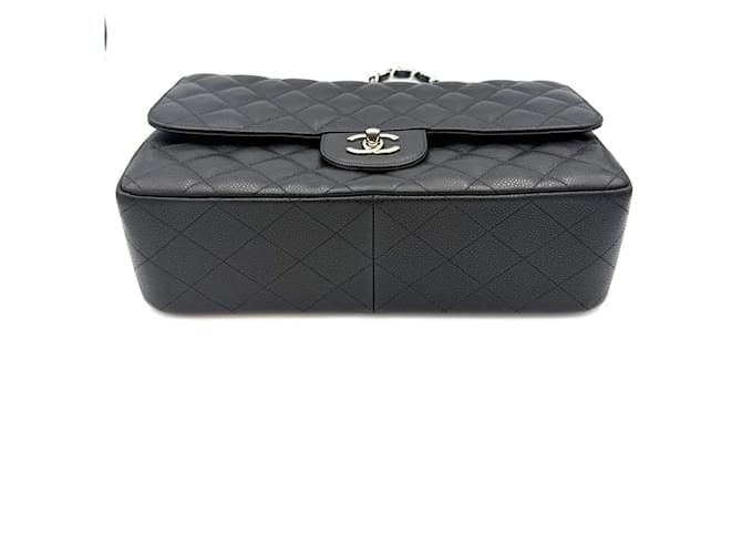 Chanel Classic Large Caviar Black Nero - vista 8