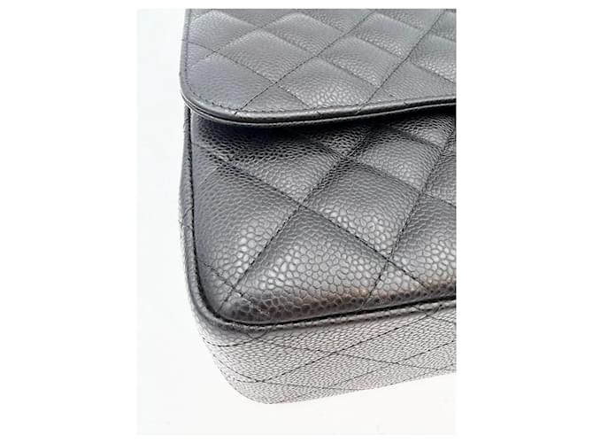 Chanel Classic Large Caviar Black Nero - vista 9