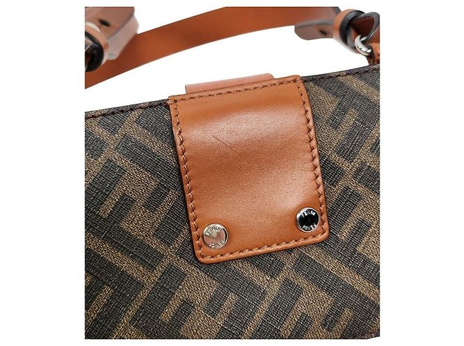 Fendi Borsa a Tracolla Pochette Baguette con Cintura Multicolore - vista 10