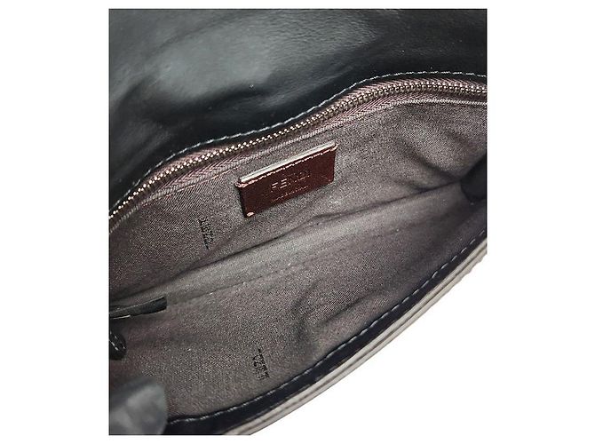 Fendi Borsa a Tracolla Pochette Baguette con Cintura Multicolore - vista 11
