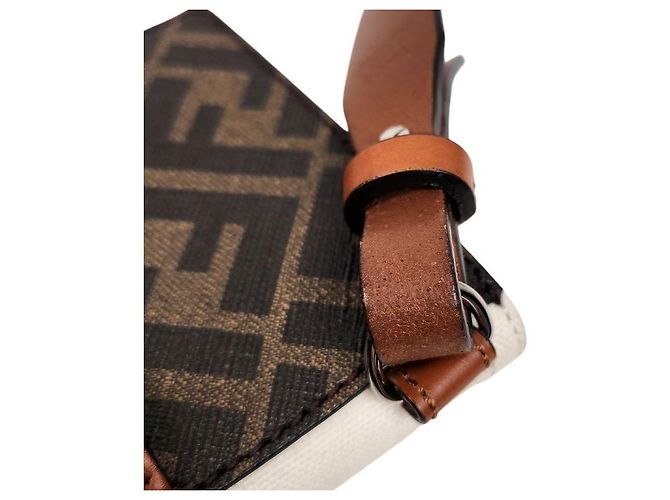 Fendi Borsa a Tracolla Pochette Baguette con Cintura Multicolore - vista 8