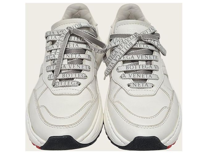 Bottega Veneta Sneakers Speedster in pelle bianca Bianco - vista 6