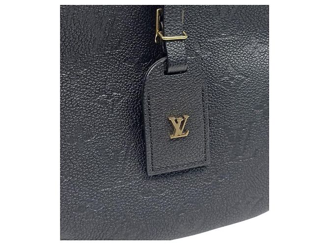 Louis Vuitton Borsa crossbody Boulogne Souple in pelle Epi nera Nero - vista 11