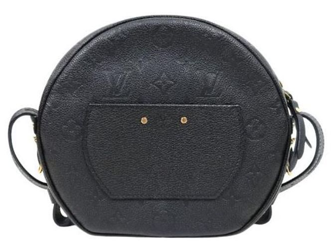 Louis Vuitton Borsa crossbody Boulogne Souple in pelle Epi nera Nero - vista 3
