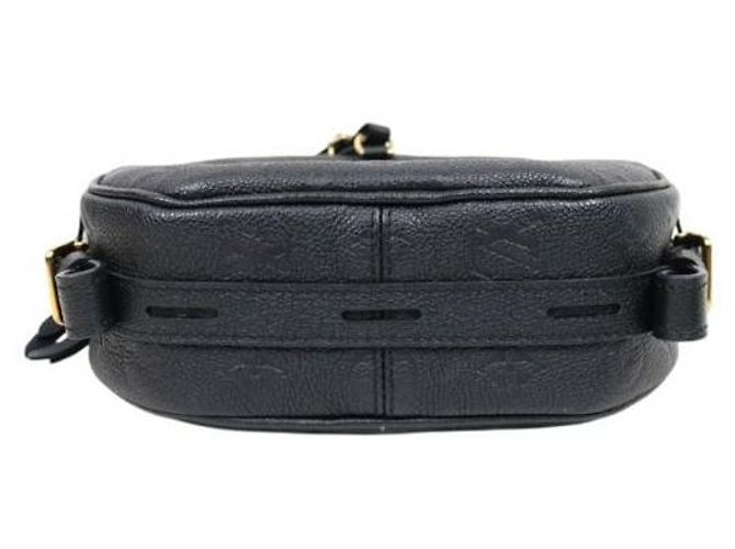 Louis Vuitton Borsa crossbody Boulogne Souple in pelle Epi nera Nero - vista 4