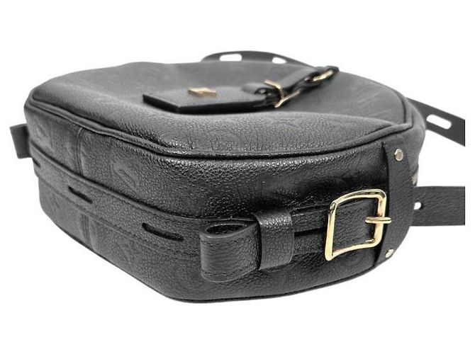 Louis Vuitton Borsa crossbody Boulogne Souple in pelle Epi nera Nero - vista 5