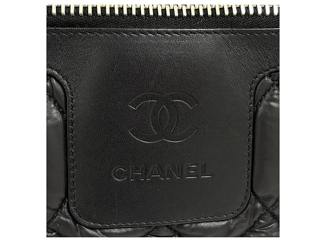 Chanel Saco Tote Cocoon Acolchoado Black Preto - vista 8