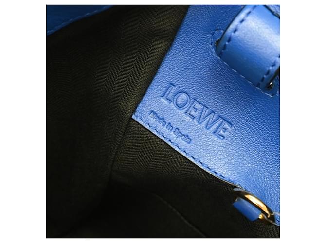 Loewe Hammock Leather Medium Azul - vista 4