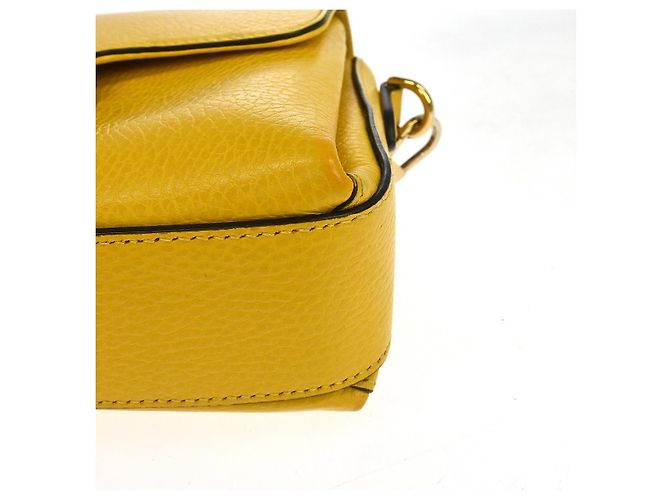 Gucci Interlocking Chain Leather Small Gelb - Ansicht 7