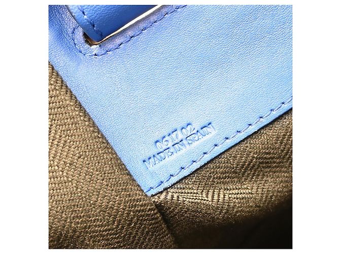 Loewe Hammock Leather Medium Azul - vista 5