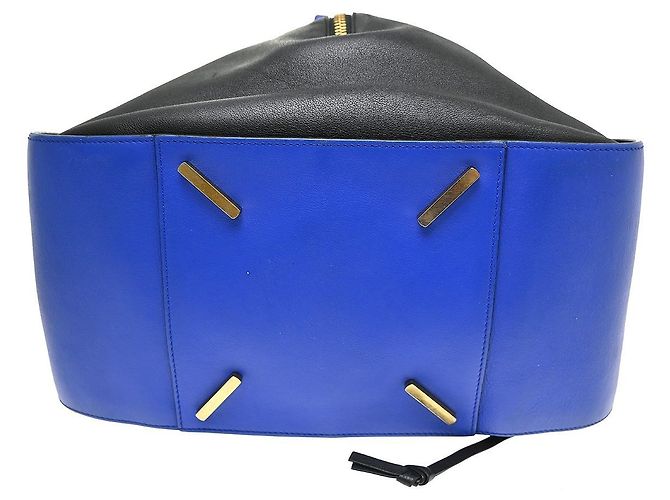 Loewe Hammock Leather Medium Azul - vista 7
