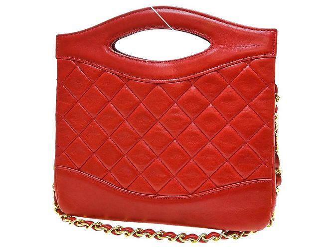 Chanel 31 Shopping Quilted Lambskin Small Rot - Ansicht 2