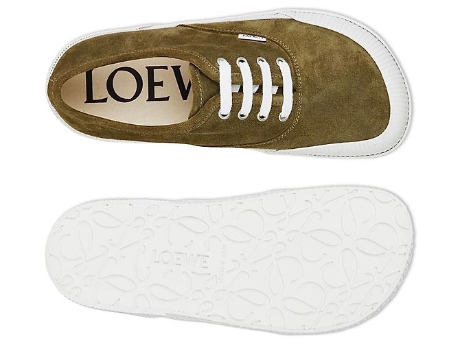 Sneakers LOEWE Terra Vulca Colore Verde Oliva - vista 13
