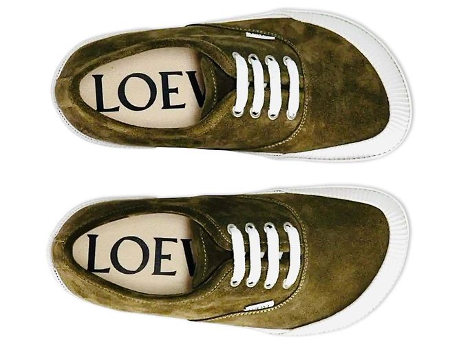 Sneakers LOEWE Terra Vulca Verde Oliva - vista 18