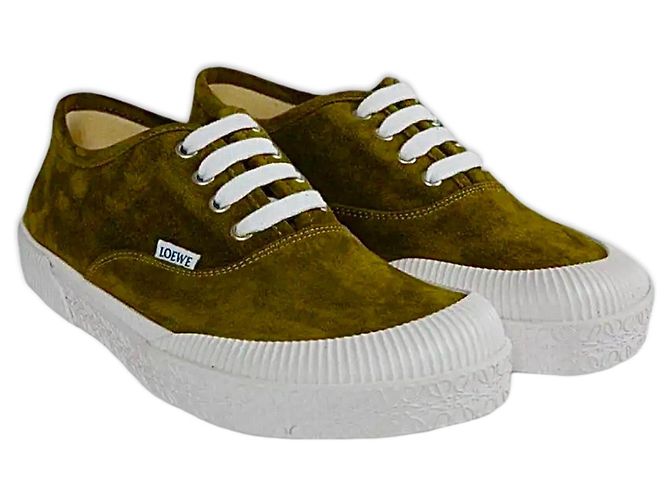 Sneakers LOEWE Terra Vulca Verde Oliva - vista 6