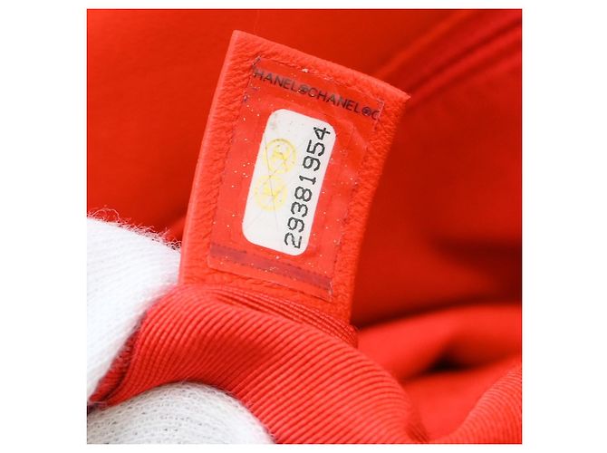 Chanel 19 Flap Quilted Jersey Medium Rosso - vista 5