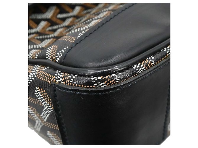 Goyard Grand Bleu Messenger Coated Canvas MM Nero - vista 6