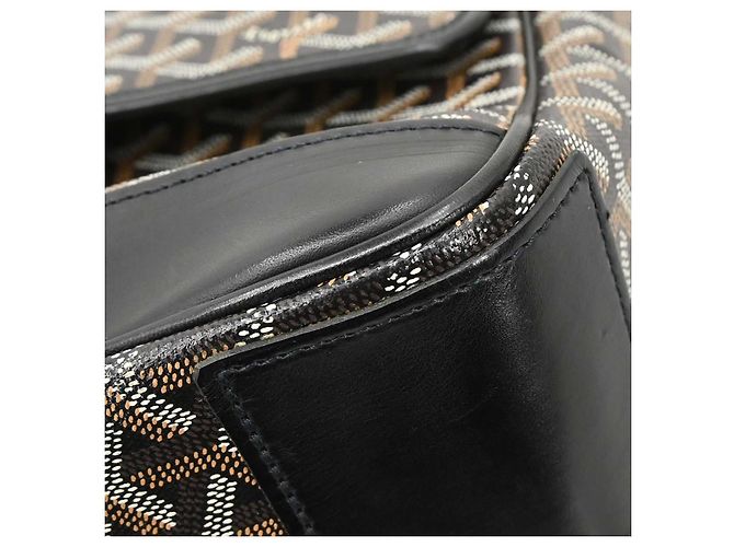 Goyard Grand Bleu Messenger Coated Canvas MM Nero - vista 7