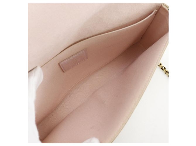 Louis Vuitton Pochette Felicie Damier Large Blanco - vista 4