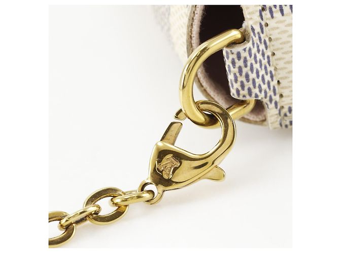 Louis Vuitton Pochette Felicie Damier Large Blanco - vista 7