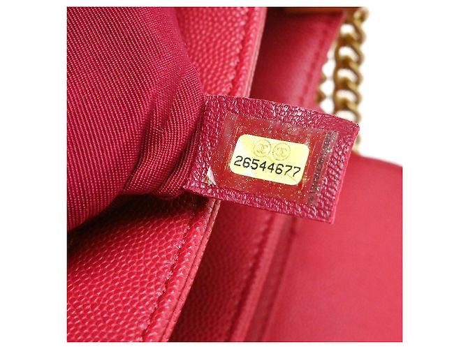 Chanel Lady Coco Flap Quilted Caviar and Suede Small Rosso - vista 7