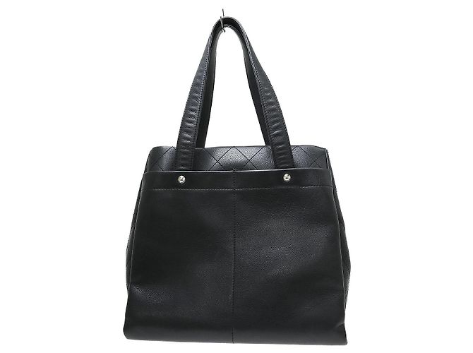Chanel Ultimate Executive Tote Caviar Medium Nero - vista 2