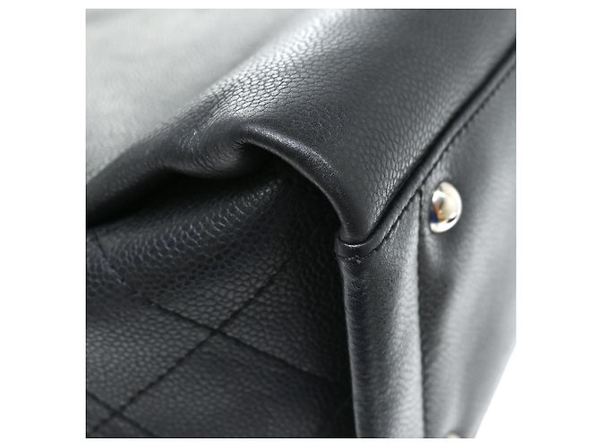 Chanel Ultimate Executive Tote Caviar Medium Nero - vista 7