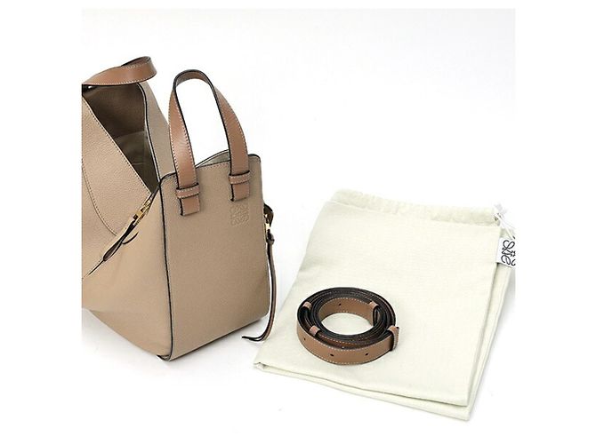 Loewe Hammock Bag Small Shoulder Grau Sand - Ansicht 8
