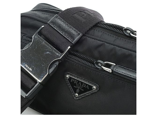 Borsa cintura Prada Re-Nylon x Saffiano Leather Nero - vista 5