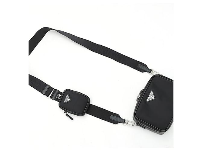 Borsa Prada PRADA Brick Re-Nylon x Saffiano Leather Nero - vista 2