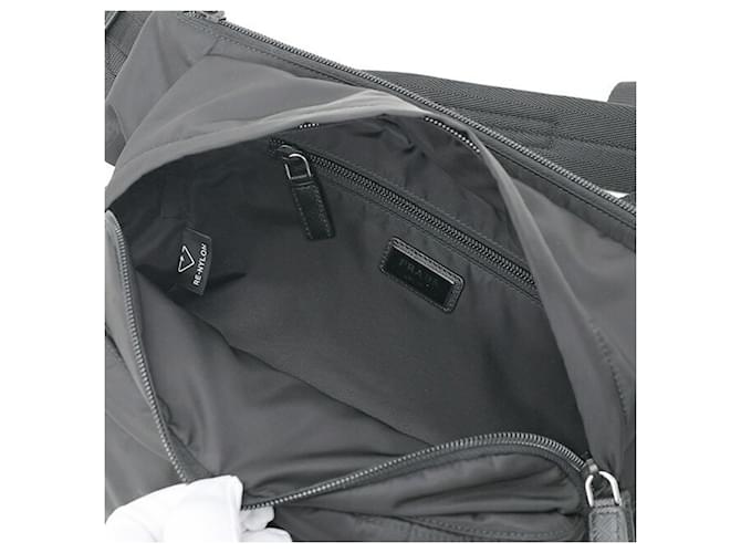 Borsa a tracolla Prada Re-Nylon Nero - vista 5