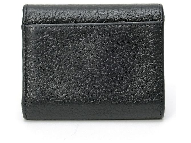 Mini cartera Prada de piel Vitello Daino Negro - vista 2